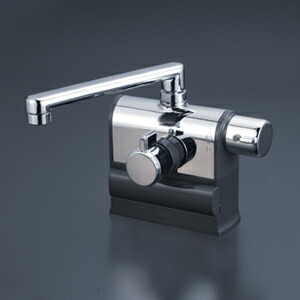 工事業者転売歓迎】KVK KF3008L台付サーモスタット付シャワー水栓４台１箱 楽天市場】【KF3008L】 浴室水栓 シャワー KVK デッキ形