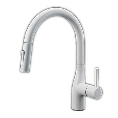 最適な材料 楽天市場 最安値挑戦中 最大25倍 Kvk Km6061vecm4 グースネックシングルレバー式シャワー付混合栓 ｅレバー マットホワイト まいどｄｉｙ 海外最新 Caronova Sa Com