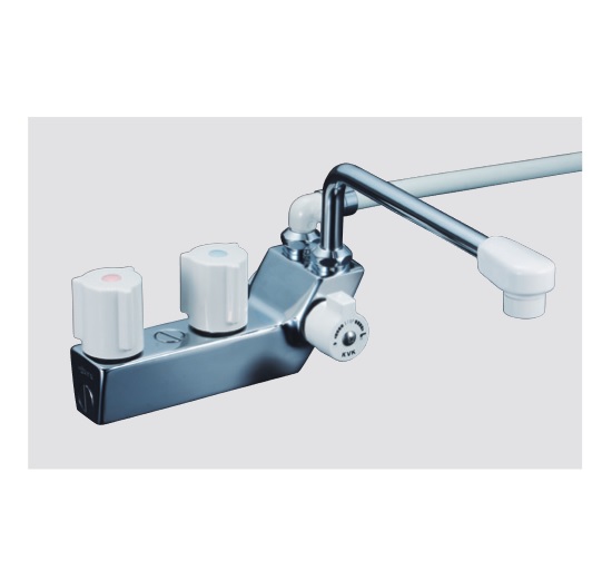 楽天市場】KVK KF205N デッキ型一時止水付2ハンドルシャワー