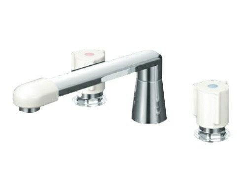 KVK　KM84CU2　2ハンドル混合栓（ナット接続） 18,988円