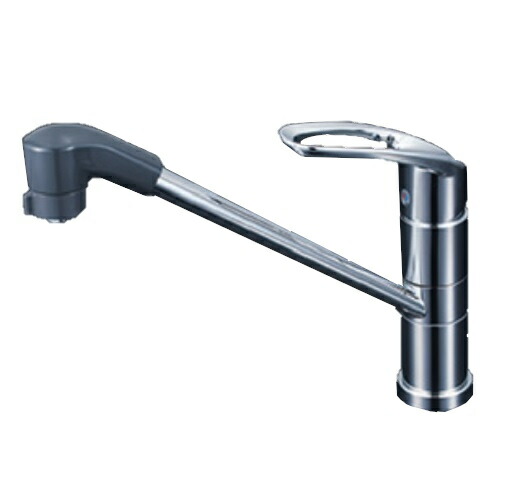 楽天市場】KVK MSK110KRGT スワン型パイプ シングルレバー式混合栓