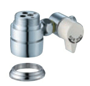 楽天市場】三栄水栓 SANEI【B98-AU4】シングル混合栓用分岐アダプター