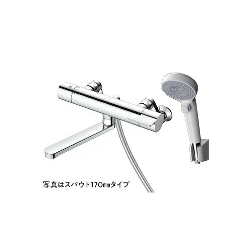 TOTO　TBV03446Z1　水栓金具 GGシリーズ 壁付サーモスタット混合水栓 (コンフォートウエーブクリック) スパウト70mm 寒冷地用 [■] 23,606円