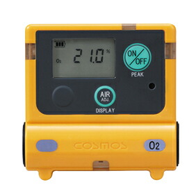 携帯用ガス検知器 新コスモス　XO-2200　酸素濃度計 ガス採気方式拡散式 [◎]｜まいどＤＩＹ
