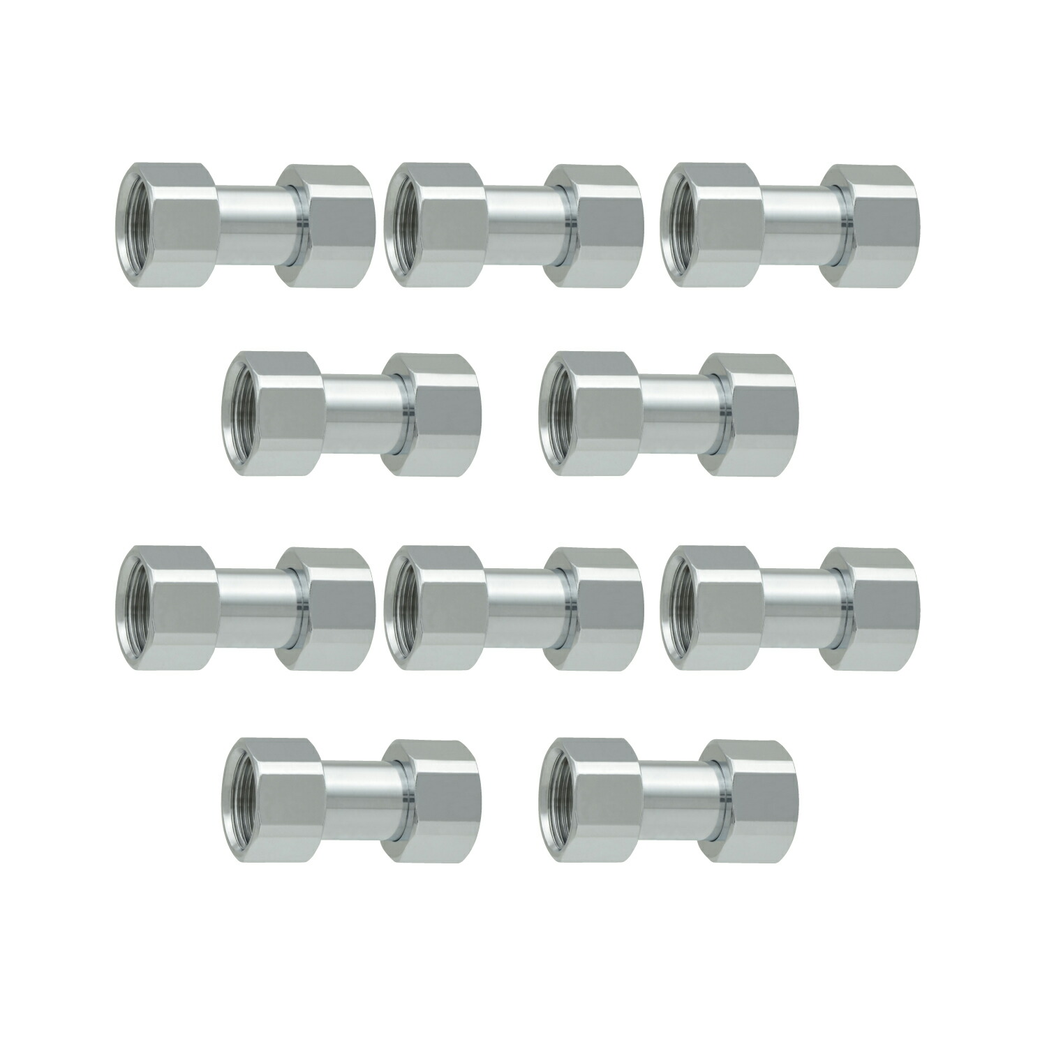 カクダイ/GAONA/ガオナ GA-JE019 水栓金具 両ナットユニオン(10個) 受注生産 [§]