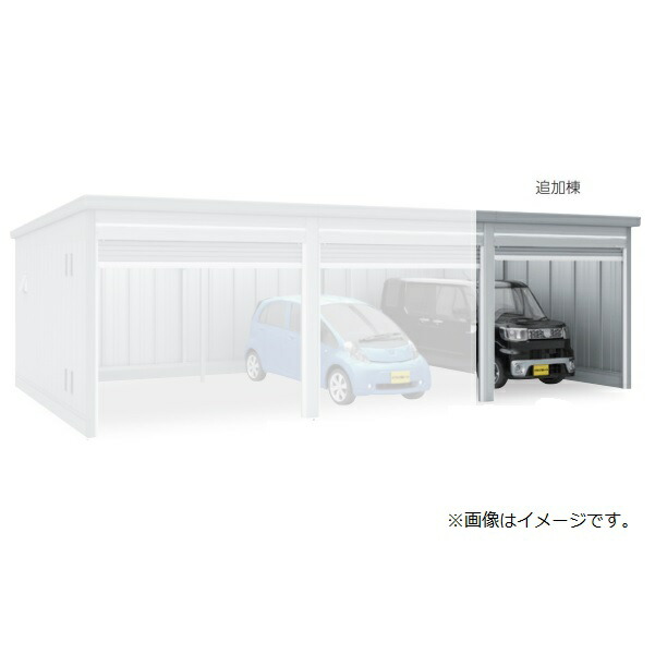 イナバガレージ 『※関東限定※ GRN-2642HL 豪雪地型 追加棟』 ガレーディア ハイルーフ ♪『基本棟と同時注文のみ』