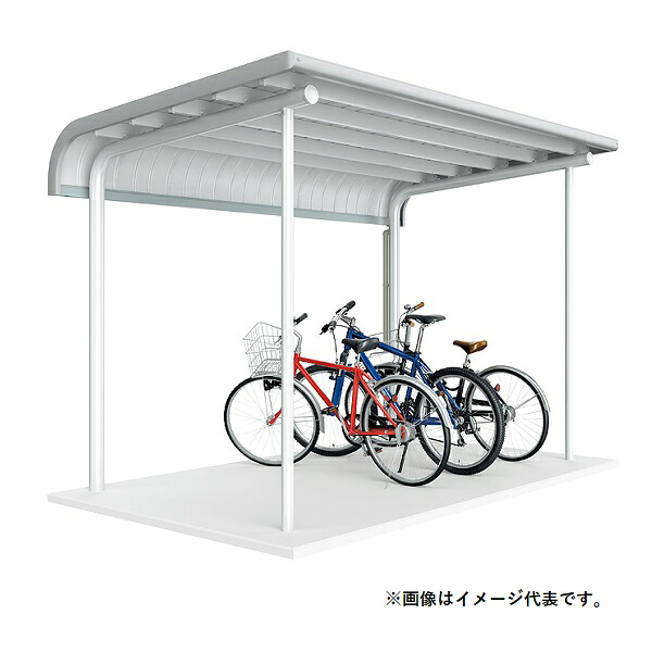 イナバ物置 『※関東限定※ BP-24SU』 自転車置場 基本棟(1棟型) 多雪型 BP-Sシリーズ 埋め込み式 6台収納 ♪