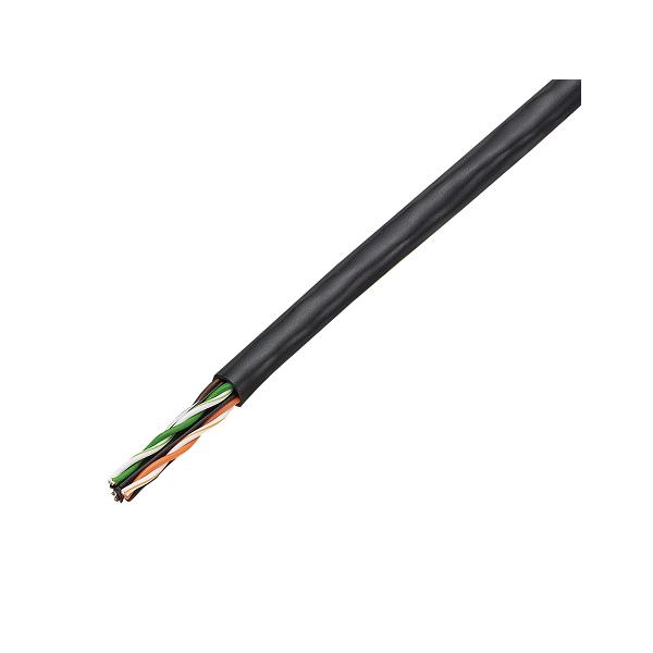 JAPPY/ジャッピー TPCC6 0.5mm &times; 4P 黒 JP LANケーブル TPCC Category 6 300m｜まいどＤＩＹ