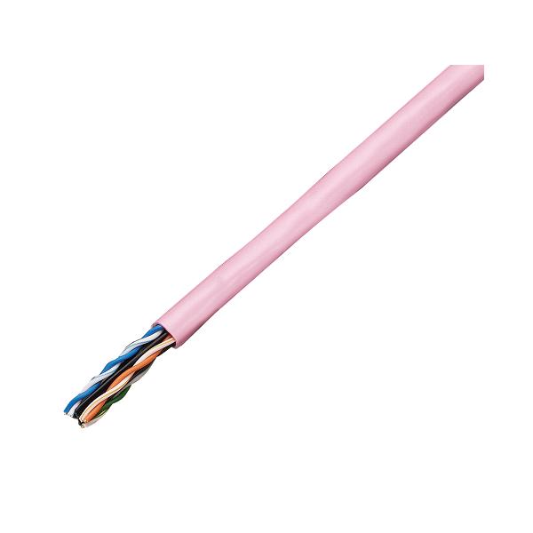 JAPPY/ジャッピー TPCC6 0.5mm &times; 4P ピンク JP LANケーブル TPCC Category 6 300m｜まいどＤＩＹ