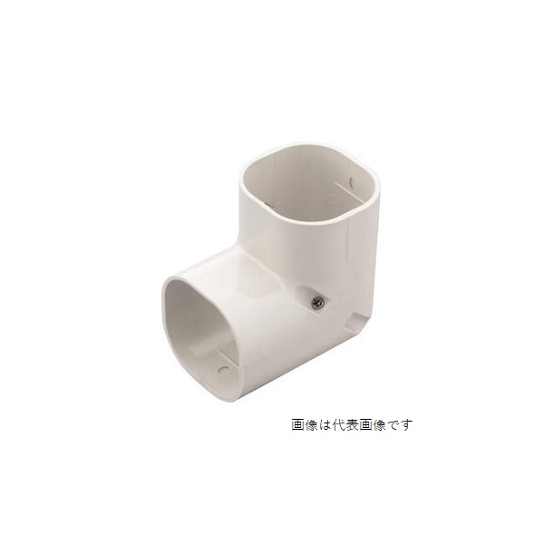 因幡電工 SC-77-I 配管化粧カバー(一般用) スリムコーナー立面90° 立面90°曲り アイボリー 10個入り