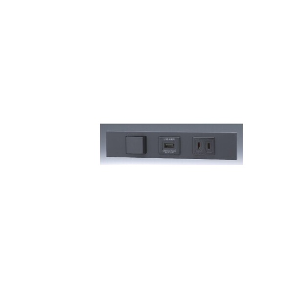 神保電器 KAG-3580：3.USB.5(SB ３路ＵＳＢコンセントセット