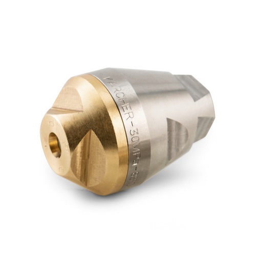 ケルヒャー 【 サイクロンジェットタイプ 吐出口後方3ヶ所前方1ヶ所 ノズルサイズ040 外径30mm　4.765-004.0 】 業務用高圧洗浄機 部品 ［♪【個人後払いNG】］