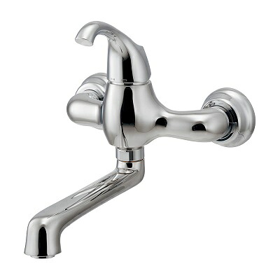 水栓金具 カクダイ 192-056 シングルレバー混合栓 逆流防止機能｜まいどＤＩＹ