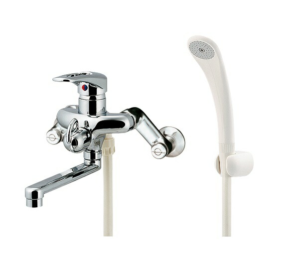 カクダイ シングルレバーシャワー混合栓 143-009 カクダイ シングルレバーシャワー混合栓 143-009 1個（直送品） - アスクル