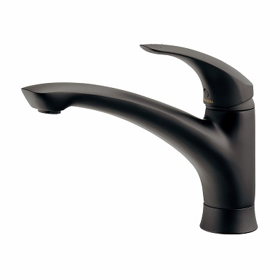 カクダイ 【117-142-D】シングルレバー混合栓(マットブラック カクダイ 【117-142-D】シングルレバー混合栓(シャワーつき)//マット