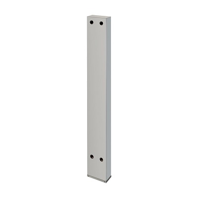 カクダイ 624-550S-150 厨房用ステンレス水栓柱 シルバー系 横形水栓用 1500mm 呼径20 水道柱 水栓スタンド ガーデン 庭 屋外