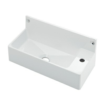 カクダイ 493-155 洗面所 壁掛手洗器 Luju 壁掛け|まいどDIY