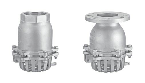 スリーエム工業 フートバルブ 【10FF-13 150A】 SUS製F付フート弁レバー付 40℃(常温) 接続：JIS 10KRF [【配送地域：東京のみ】♪□]