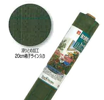 キンボシ 【7218】 強力防草シート(モスグリーン) 1m&times;100m巻 [♪]｜まいどＤＩＹ