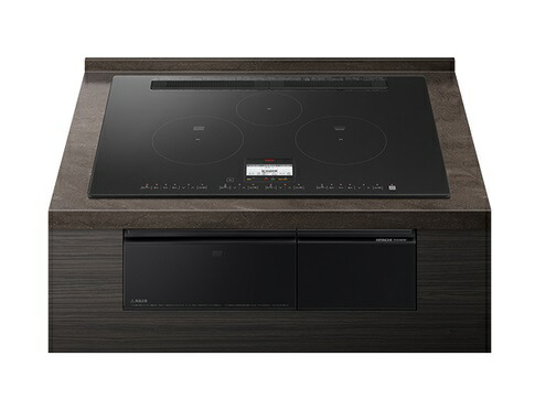 日立　HT-N100KTWF(K)　IHクッキングヒーター ビルトイン 3口 IH N100Tシリーズ 鉄・ステンレス対応 幅75cm プレミアムブラック [♪]｜まいどＤＩＹ