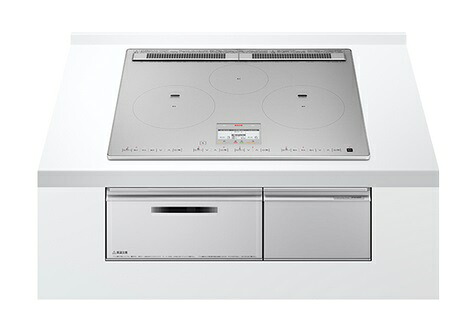 日立　HT-N100STF(S)　IHクッキングヒーター ビルトイン 3口 IH N100Tシリーズ 鉄・ステンレス対応 幅60cm プレミアムシルバー [♪]｜まいどＤＩＹ