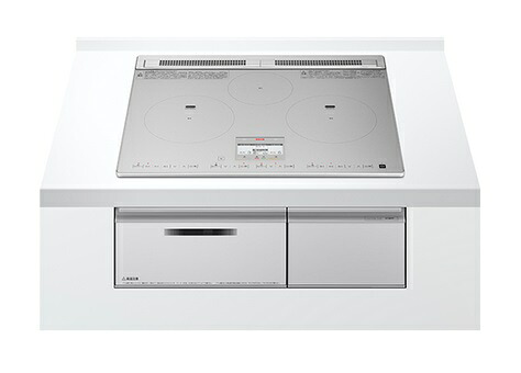 日立　HT-N8STF(S)　IHクッキングヒーター ビルトイン 3口 IH N8Tシリーズ 鉄・ステンレス対応 幅60cm シルバー [♪]｜まいどＤＩＹ