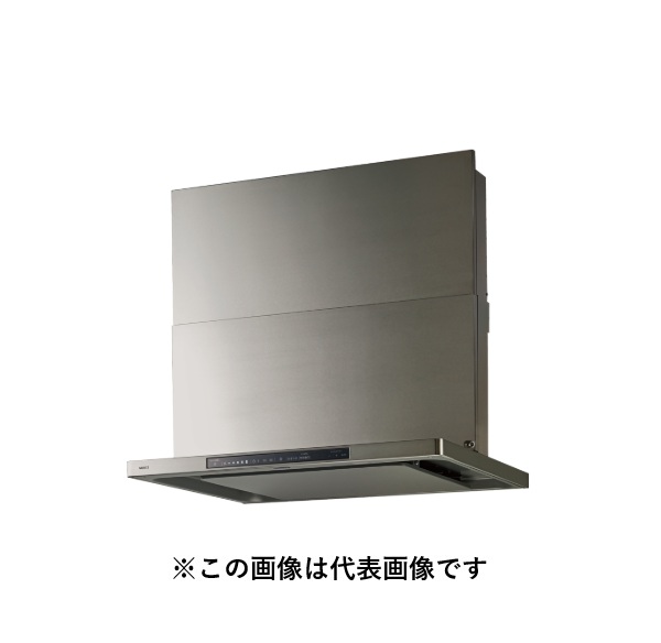 ノーリツ NFG7S27MSV レンジフード Curara クララタッチ コンロ連動 スリム型ノンフィルター（シロッコファン） 75cm ウォームシルバー スライド前幕板同梱 ♪
