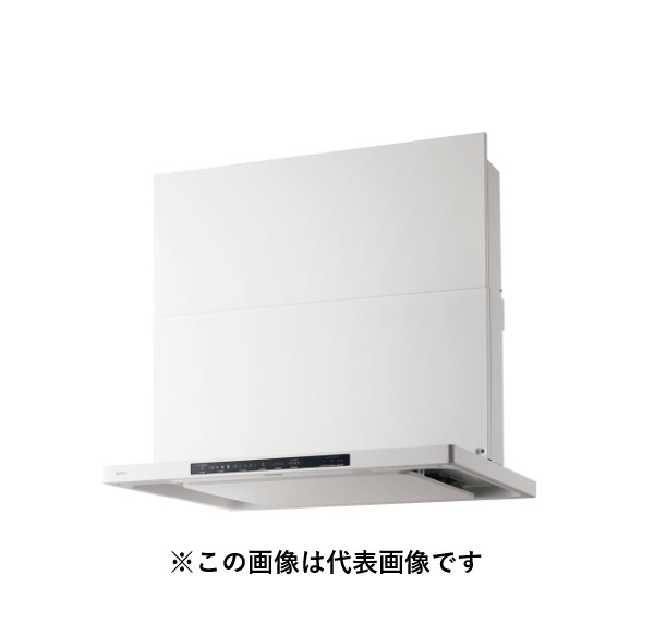 ノーリツ NFG6S25MWH レンジフード Curara クララ コンロ連動なし スリム型ノンフィルター(シロッコファン) 60cm ホワイト スライド前幕板同梱 ♪|まいどDIY