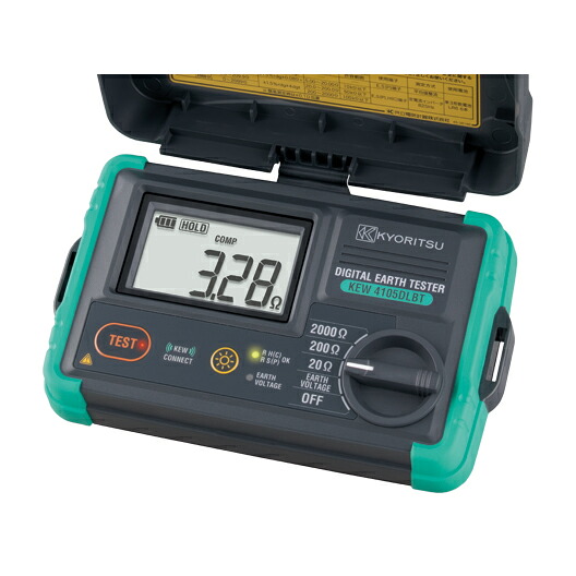 共立電気 KEW 4105DLBT-H デシタル接地抵抗計 ハード