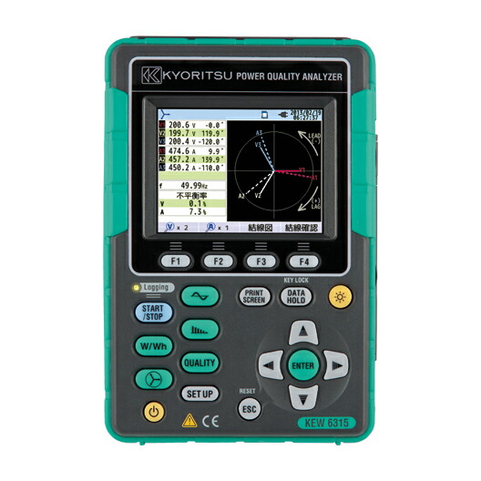 共立電気 KEW 6315 電源品質アナライザ