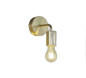 大光電機(DAIKO) DBK-42466YG ブラケット 調光(調光器別売) キャンドル色 LED ランプ付 真鍮|まいどDIY