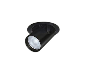 大光電機(DAIKO) LZD-93786YBM ダウンライト φ埋込穴75 電源別売 電球色 LED ユニバーサル ブラック 受注生産品[§]