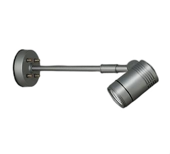大光電機(DAIKO) LZW-93869LSW アウトドア スポットライト 非調光 電源内蔵 電球色 LED アームタイプ 防雨形 シルバーサテン|まいどDIY