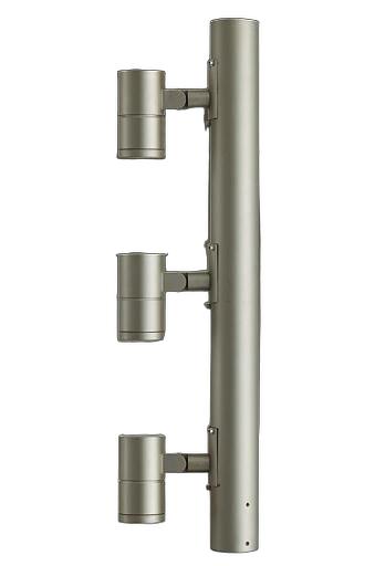 大光電機(DAIKO) LLP-7109YUM アウトドアライト ポールスポットライト 非調光 電球色 灯具本体 3灯用 LED内蔵 ポール別売 防雨･防湿型 ステンカラー