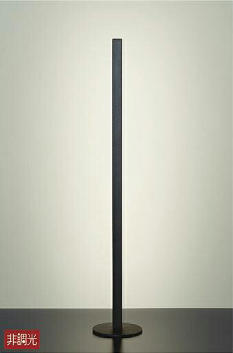 大光電機(DAIKO)　DST-41037Y　フロアスタンド LED内蔵 非調光 電球色 中間スイッチ付 コード3m ブラック