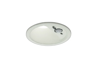 コイズミ照明 AD1276W50 ダウンライト φ100 非調光 昼白色 高気密SB 人感センサ 高演色R+ 防雨型 パウダリーホワイト
