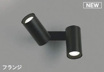 コイズミ照明　AB53820　スポットライト 調光 調光器別売 LED一体型 昼白色 フランジタイプ 直付･壁付取付 マットブラック