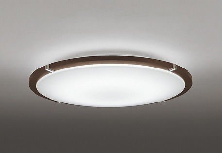 オーデリック　OL251120R　シーリングライト 10畳 調光 調色 リモコン付属 LED一体型 電球色～昼光色 エボニーブラウン