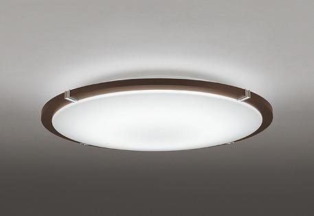 オーデリック　OL251446BCR　シーリングライト 8畳 調光 調色 Bluetooth リモコン別売 LED一体型 電球色～昼光色 エボニーブラウン