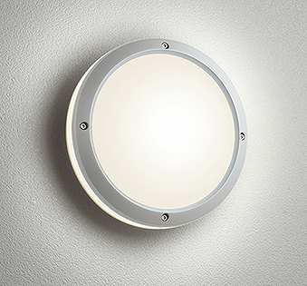 オーデリック OG041633LCR(ランプ別梱) エクステリア ポーチライト LEDランプ 電球色 防雨型 マットシルバー|まいどDIY