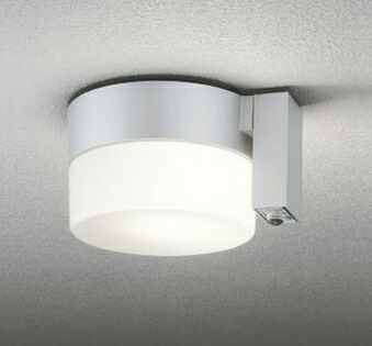 オーデリック OG254987LCR(ランプ別梱) エクステリア ポーチライト LEDランプ 電球色 高演色LED 人感センサー付 防雨型 マットシルバー｜まいどＤＩＹ