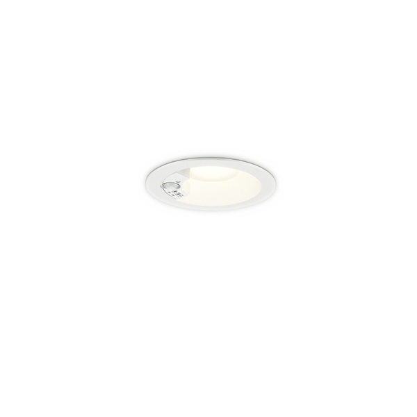 オーデリック OD261856R エクステリア ダウンライト LED 人感センサーモード切替型 埋込穴φ148 電球色 軒下取付専用 防雨型 オフホワイト [￡]