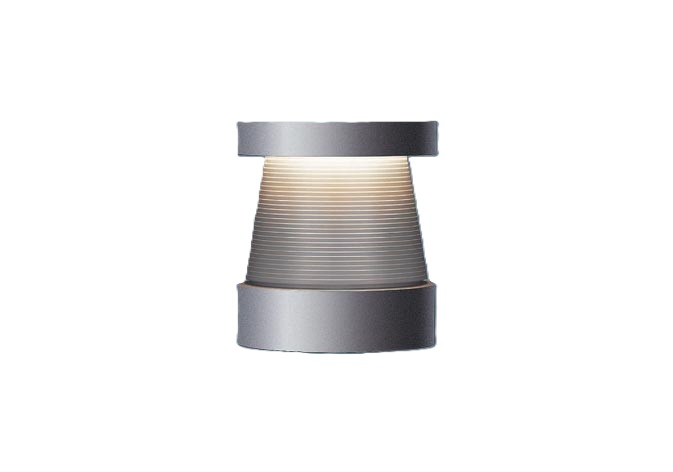 パナソニック YYY16120MLE1 フットスタンドライト LED(電球色) 据置取付型 ローグレア 間接配光 SmartArchi シリンダー135 防雨型 ミディアムグレーメタリック