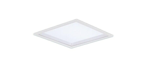 パナソニック XL574PGFTLA9 一体型LEDベースライト 調光(ライコン別売) LED(温白色) 天井埋込型 乳白パネル 深枠 スクエアタイプ ホワイト 受注品[§]