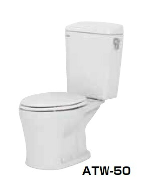 簡易水洗便器 ネポン　ATW-50B　プリティーナ エロンゲート 便座なし 手洗栓なし ホワイト [♪■] 【関東限定】