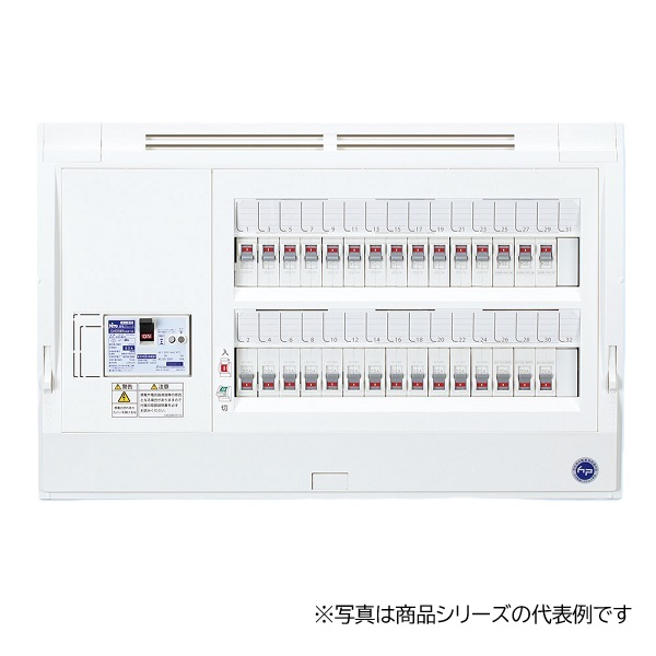 日東工業 HPD3E4-84 HPD形ホーム分電盤 ドアなし スタンダードタイプ 単相3線式 単3中性線欠相保護付漏電ブレーカ付 ホワイト 8+4 [&pound;]｜まいどＤＩＹ 12,367円