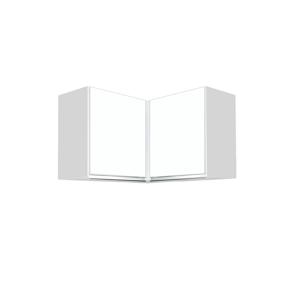 onedo/ワンド/旧マイセット KTD3-60-90HC-[SW] ホワイト KTD3型 隅吊り戸棚 標準仕様 高さ60cm 間口90cm 奥行35.8cm [♪]
