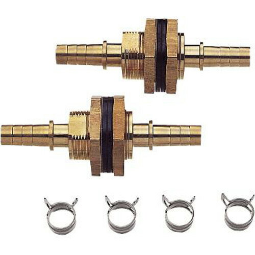 配管用品 三栄水栓　T431-22S-15A　ユニット貫通金具 一口循環接続