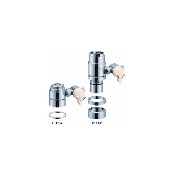 SANEI 水栓部品 シングル混合栓用分岐アダプター MYM用 pO1E2si2sH ...