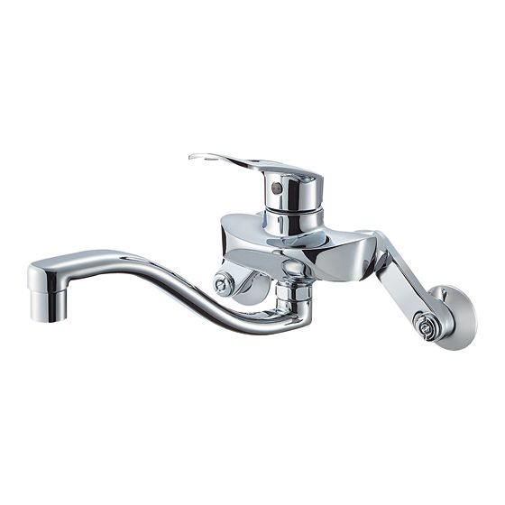 水栓金具 三栄水栓　K1712EAK-13　シングル混合栓 寒冷地用